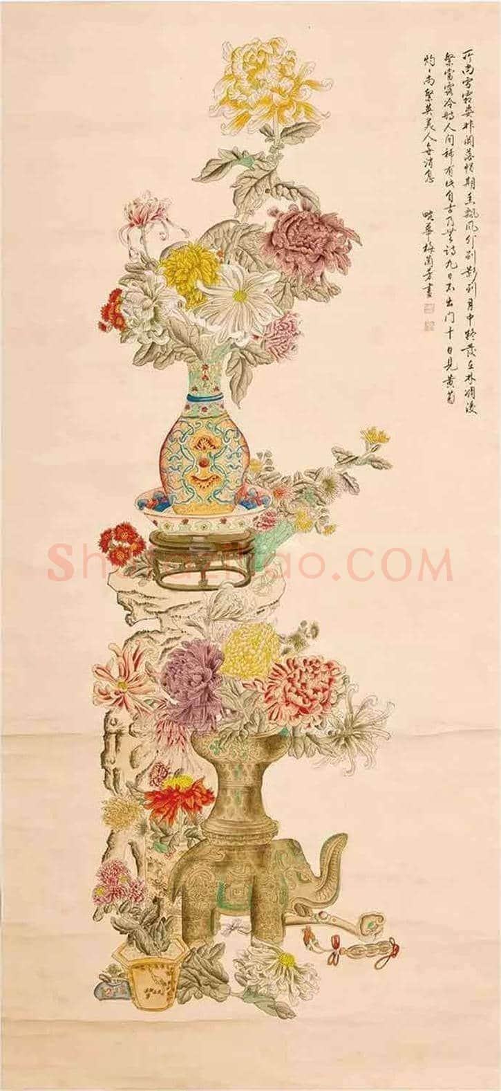 梅兰芳字画价格，画作多少钱一平尺？ | 书画常识