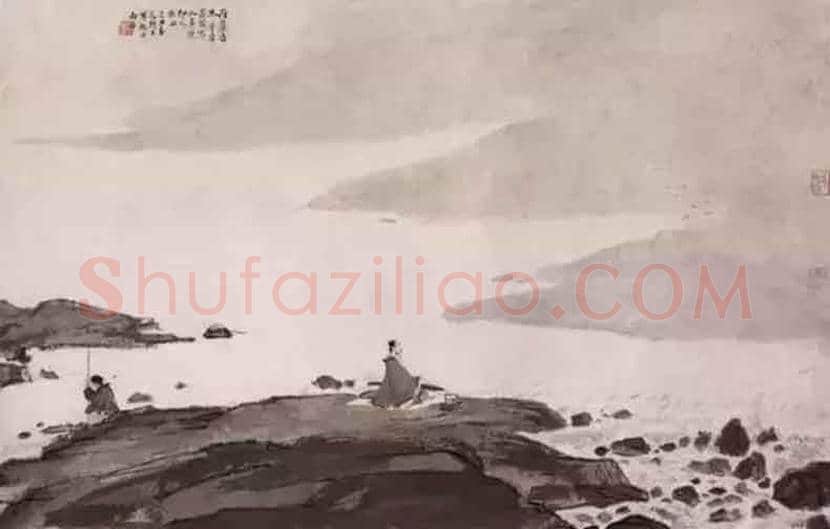 具有古诗意境的傅抱石绘画图赏 | 书画知识