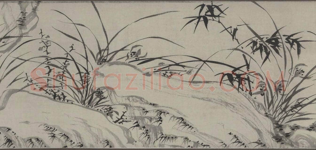 文徵明《漪兰竹石图卷》欣赏 | 书画科普