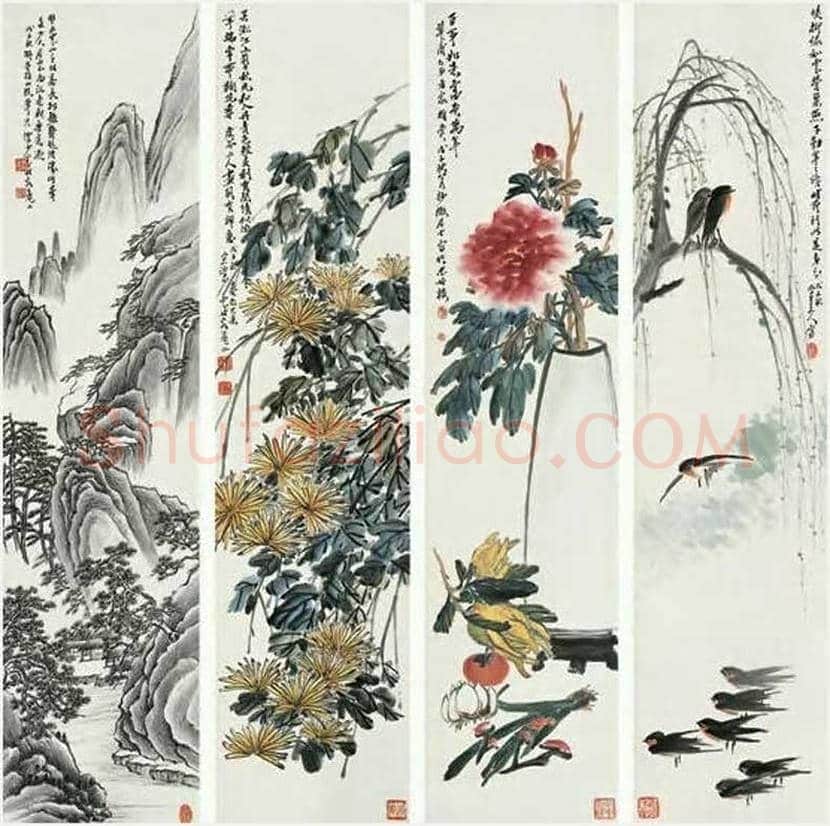 谭少云花鸟作品欣赏 | 书画学堂