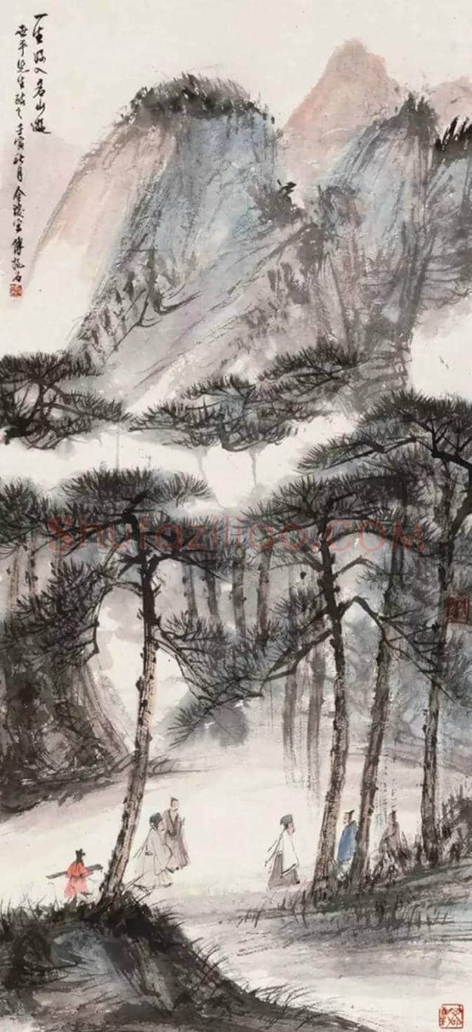 傅抱石绘画所呈现的中国古詩意境【名人字画欣赏】 | 书画学堂