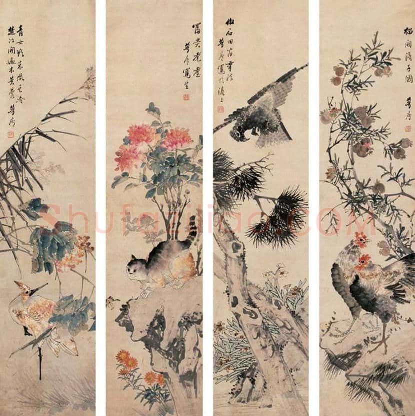朱梦庐花鸟画欣赏 | 书画文摘