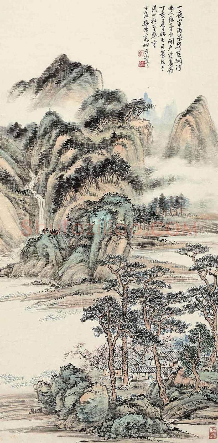 樊浩霖山水画欣赏 | 书画学堂