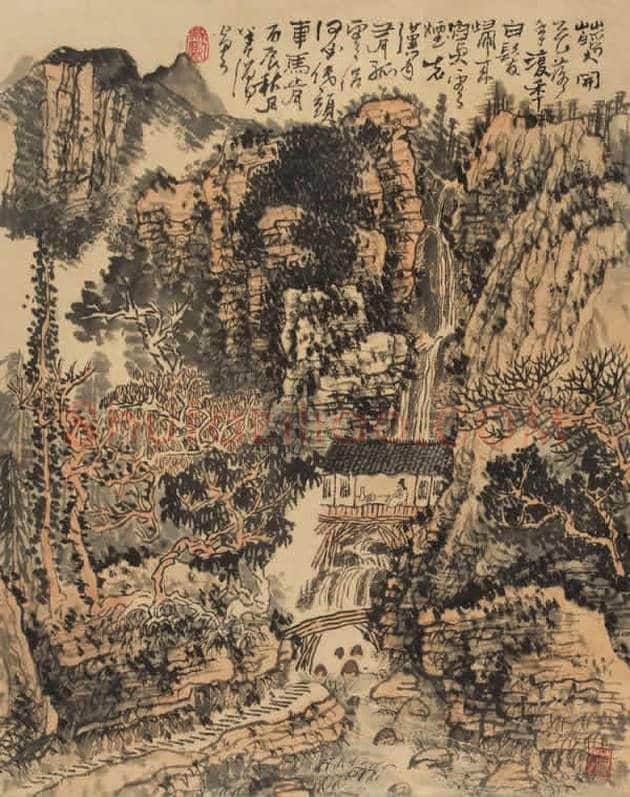 绘画奇人黄秋园作品欣赏(100幅) | 书画百科