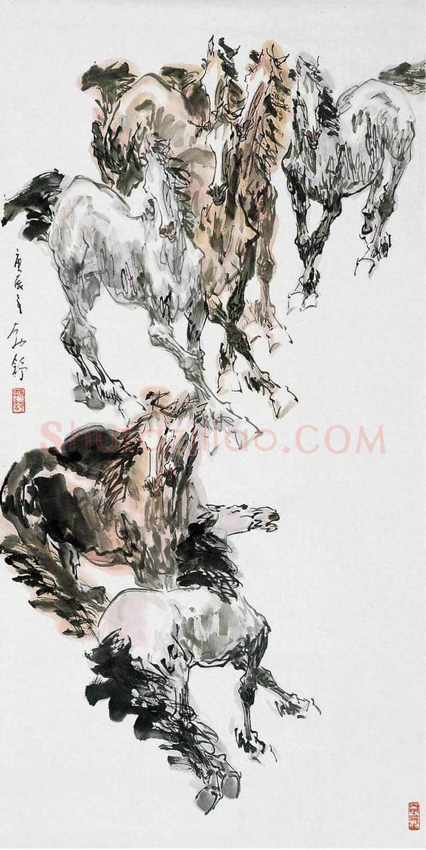 刘勃舒画马作品欣赏 | 书画文摘