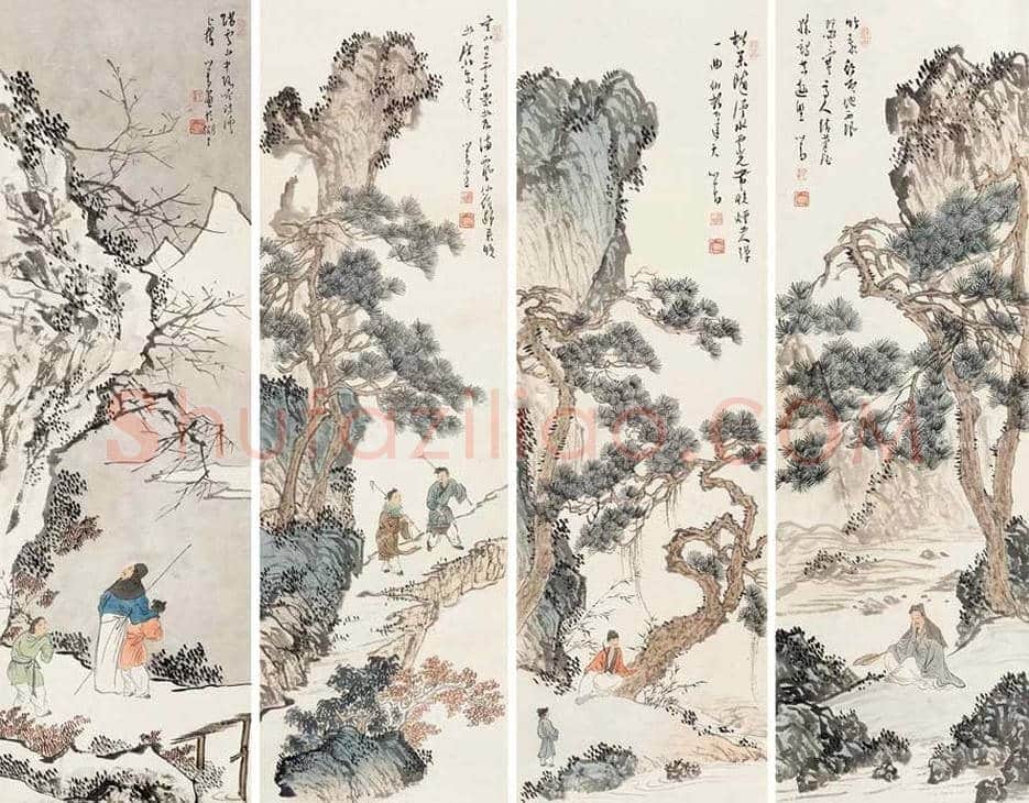 溥儒山水画欣赏 | 书画百科