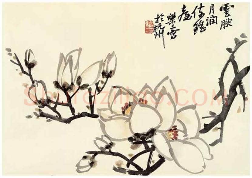 诸乐三国画作品欣赏 | 书画百科