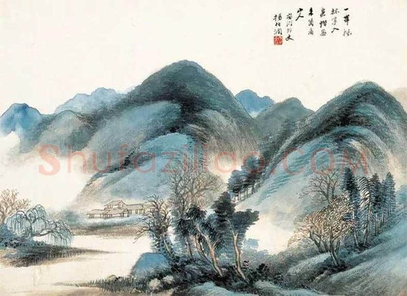 杨伯润山水画欣赏 | 书画知识