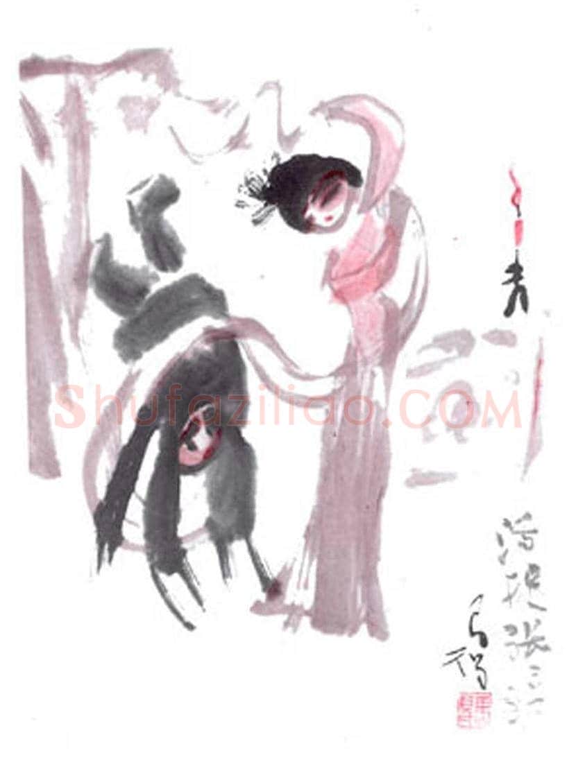 高马得戏曲人物画欣赏 | 书画讲解
