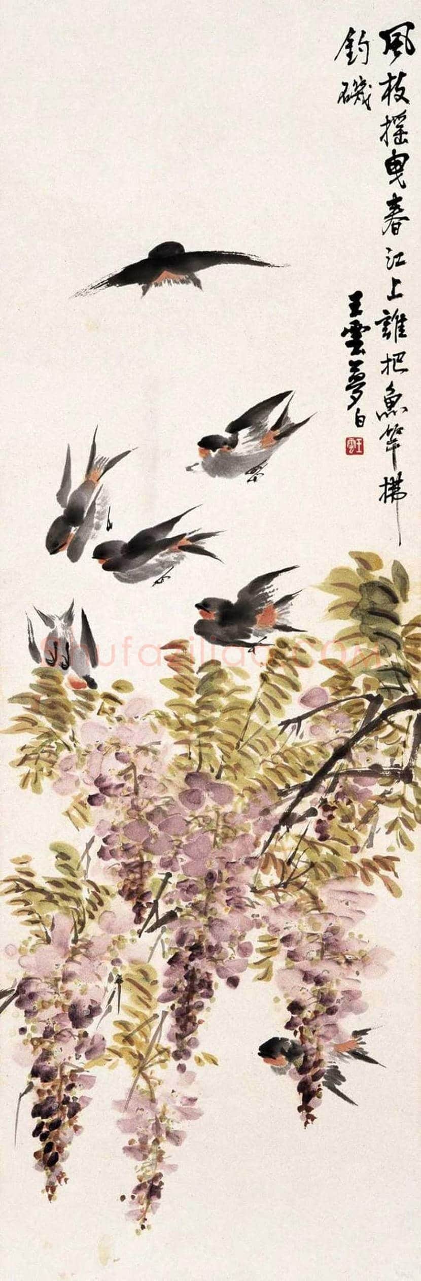 王梦白花鸟画作品欣赏 | 书画讲解
