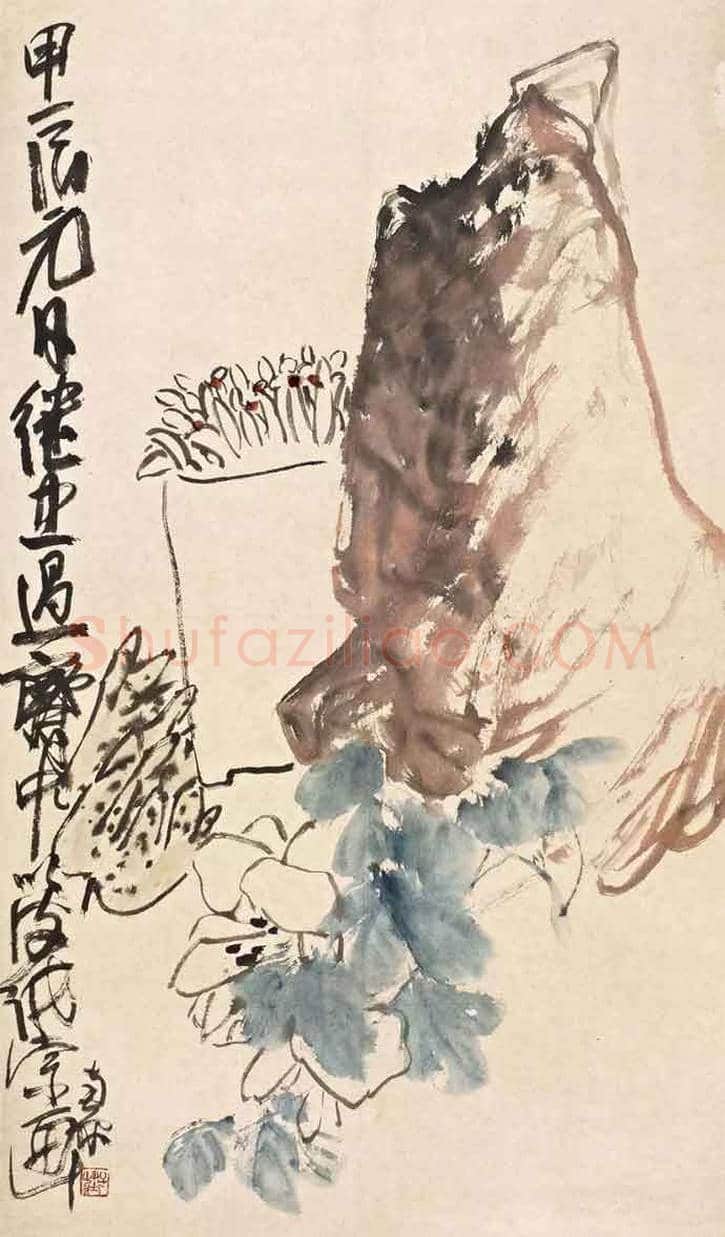 史上最全《岁朝清供图》:潘天寿、张大千、梅兰芳等 | 书画学堂