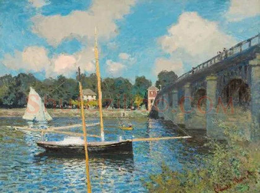 莫奈名画《船》欣赏 | 书画文摘