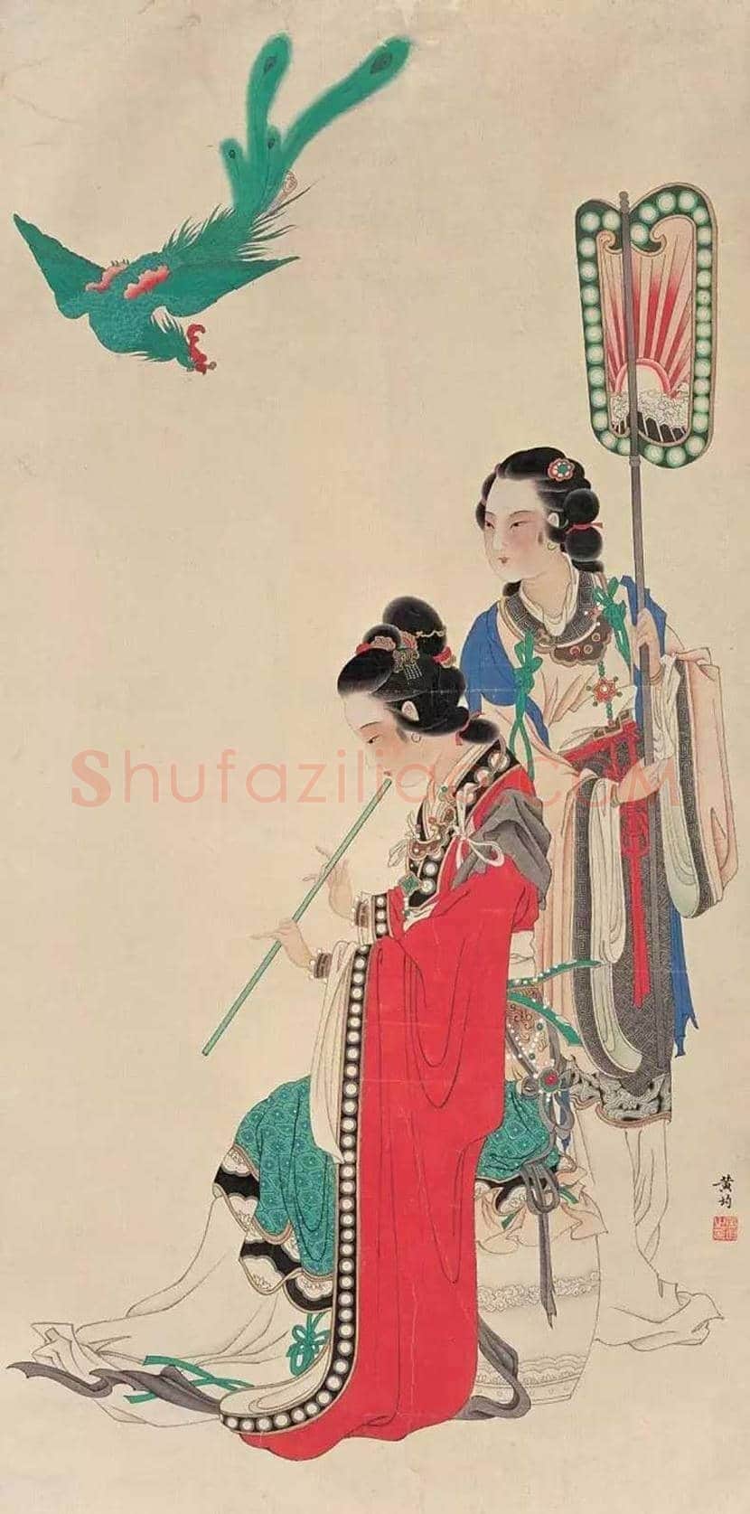 黄均工笔人物画欣赏 | 书画资料