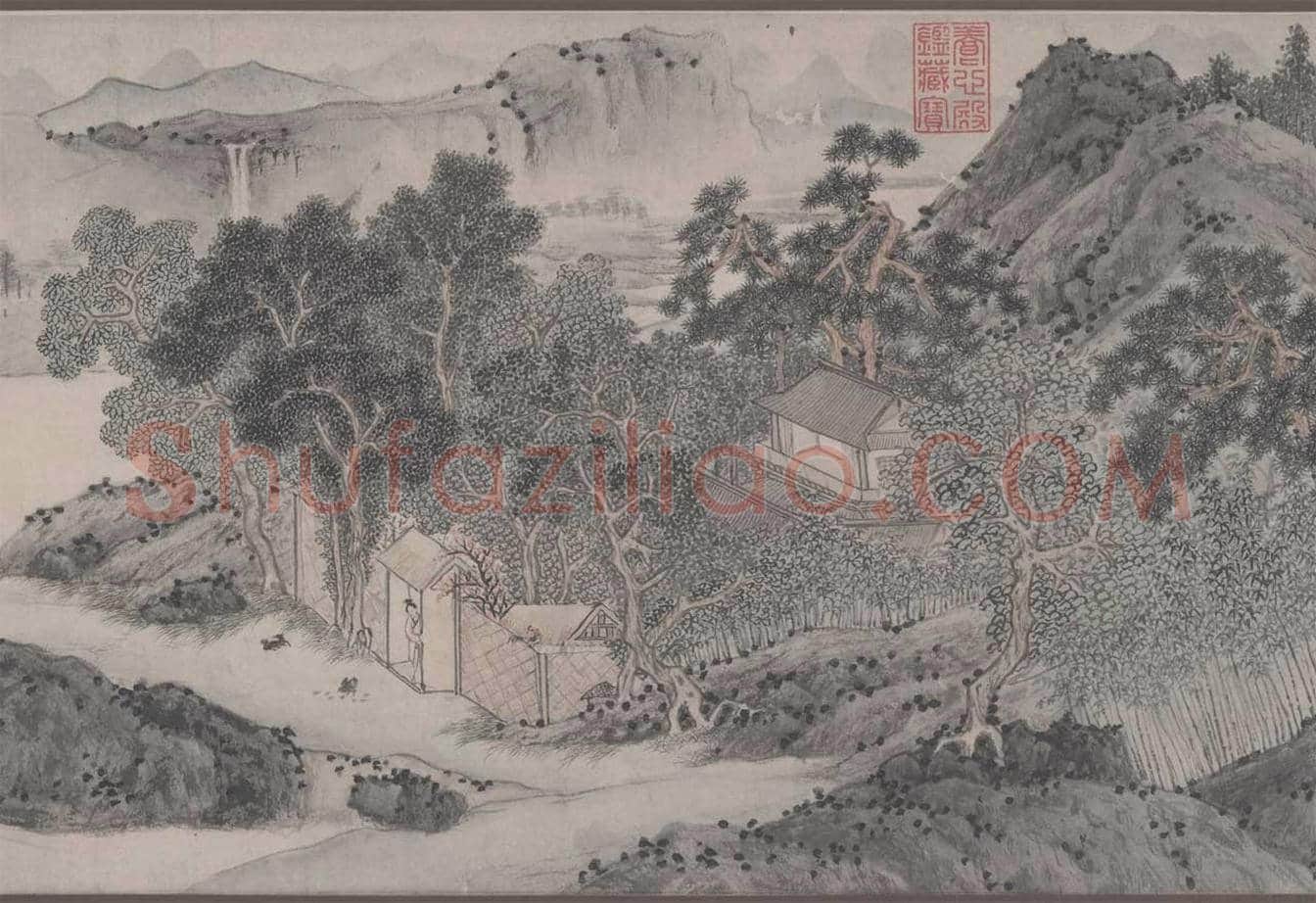 文徵明《桃源问津图》图赏 | 传世国画作品