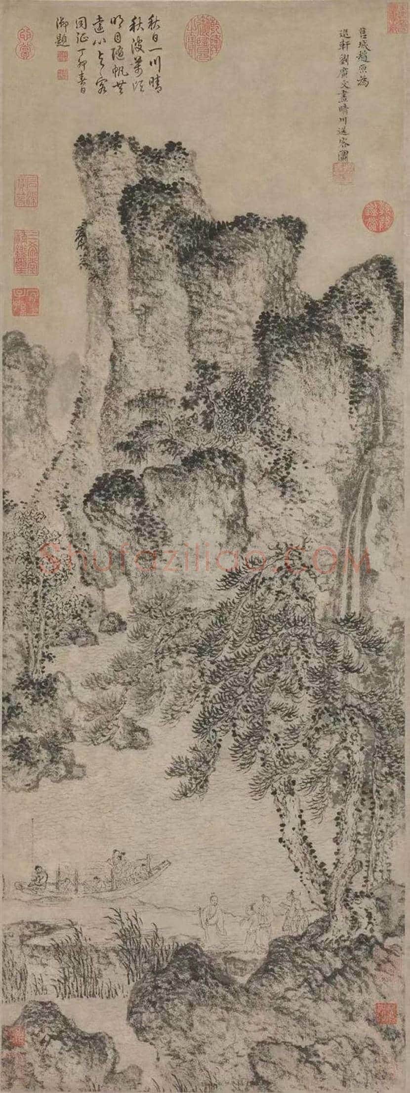 元代十大画家传世名作欣赏 | 书画百科