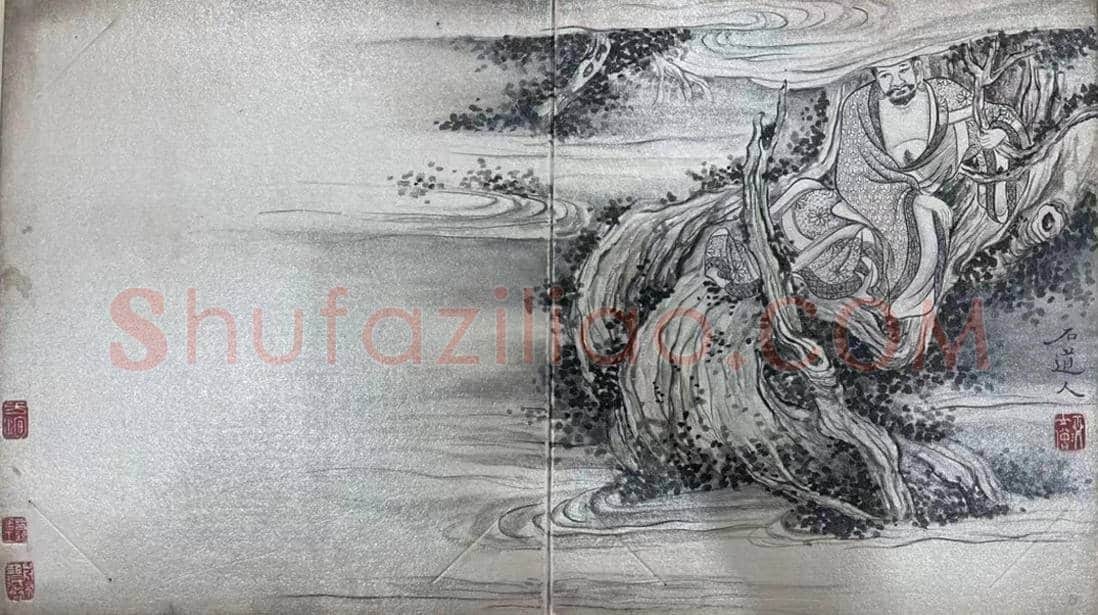方士庶旧藏——石涛《罗汉册》 | 国画欣赏