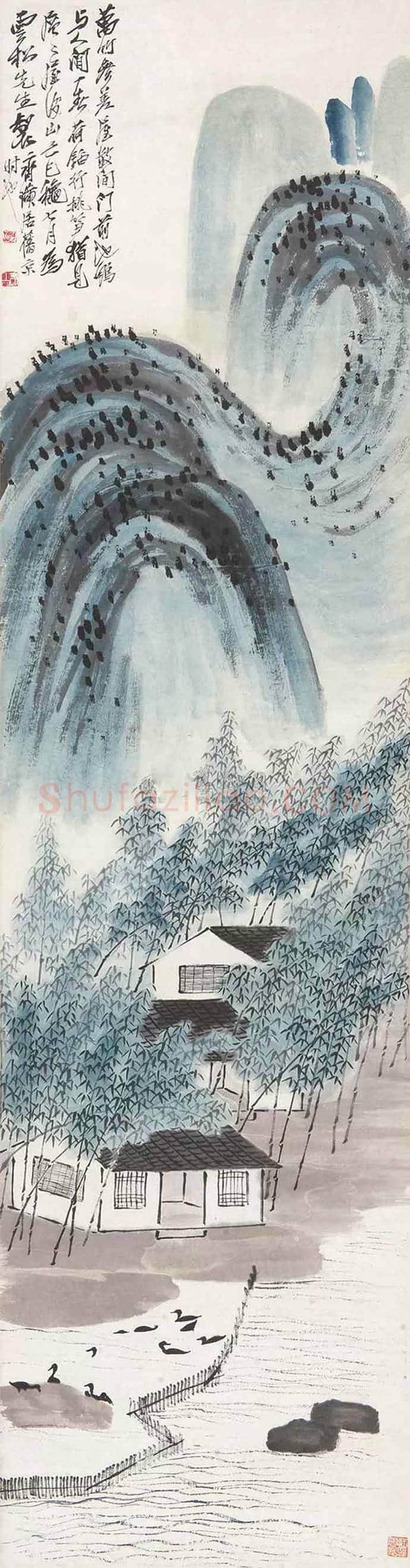 齐白石山水画成交价格Top20 | 书画资料