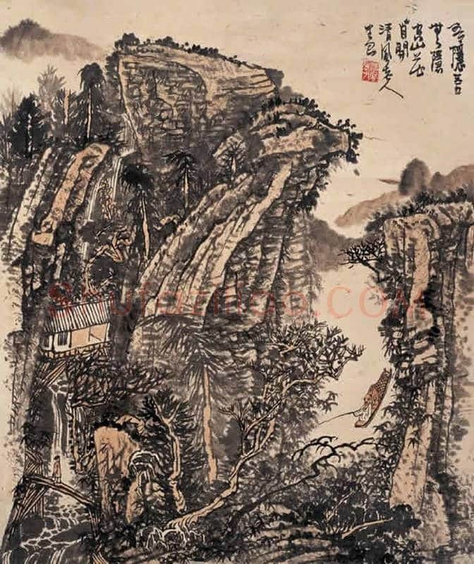 绘画奇人黄秋园作品欣赏(100幅) | 书画百科