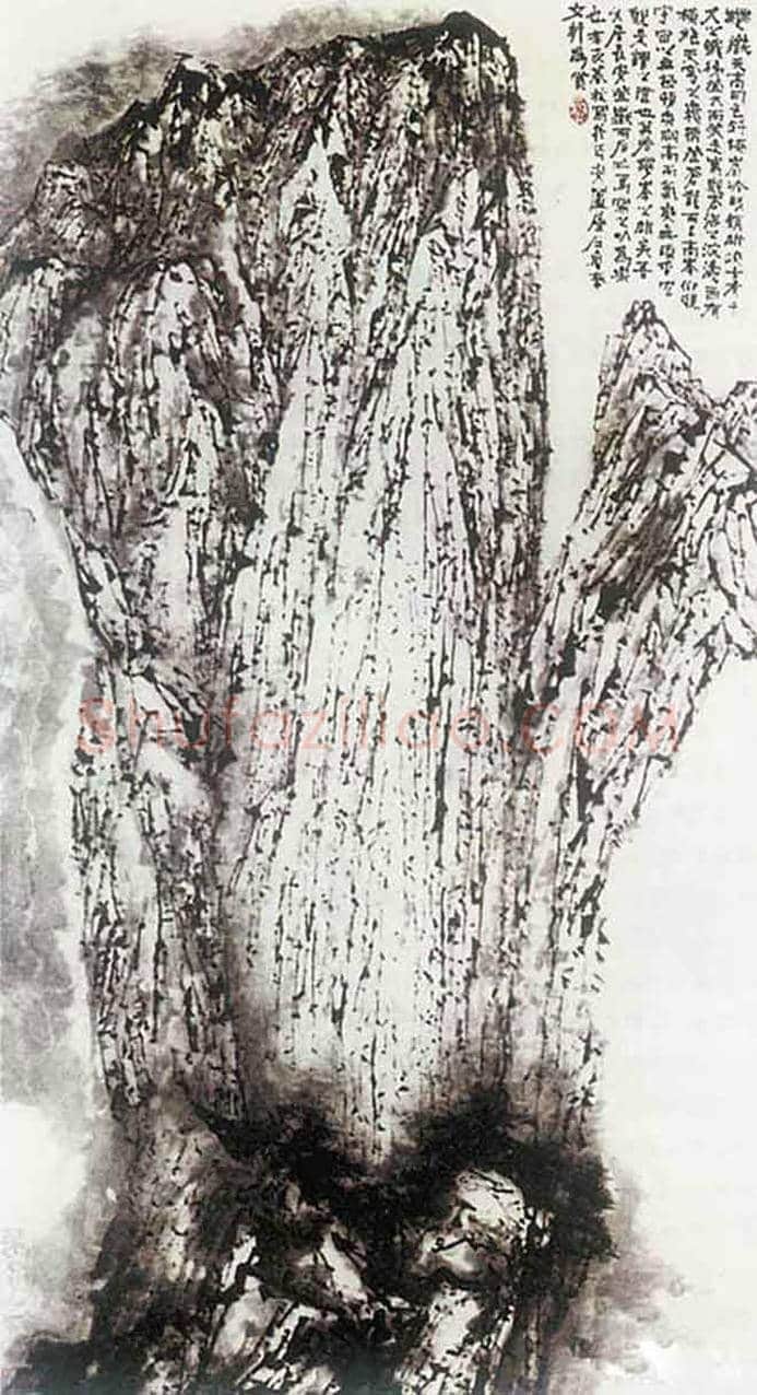 石鲁山水画作欣赏，撼人心魄！ | 书画讲解