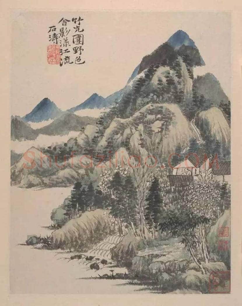 石涛《野色册页》欣赏 | 书画资料