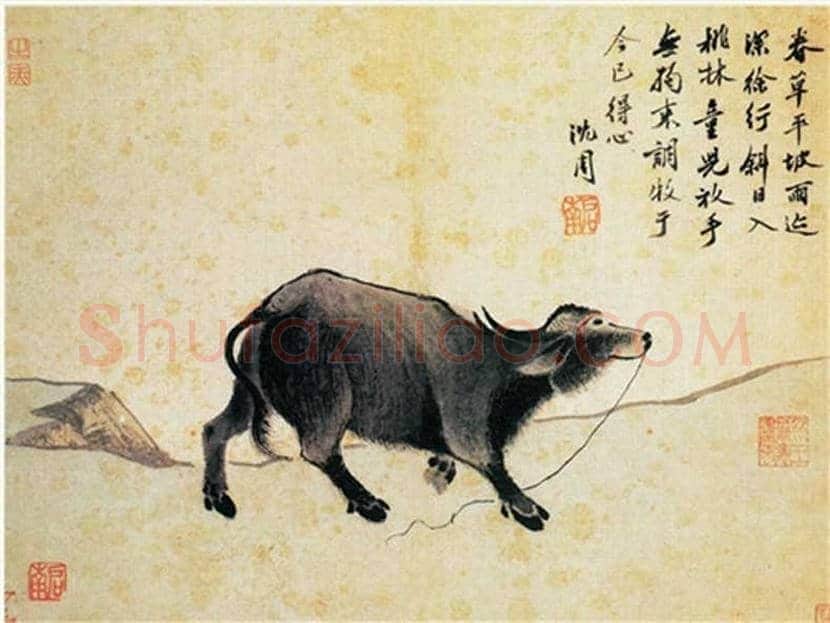 历代画牛名作 | 书画学堂