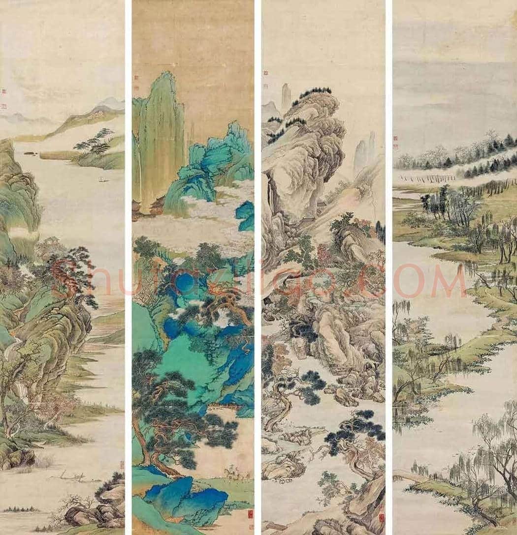 冯超然山水画拍卖价格及欣赏 | 书画学堂