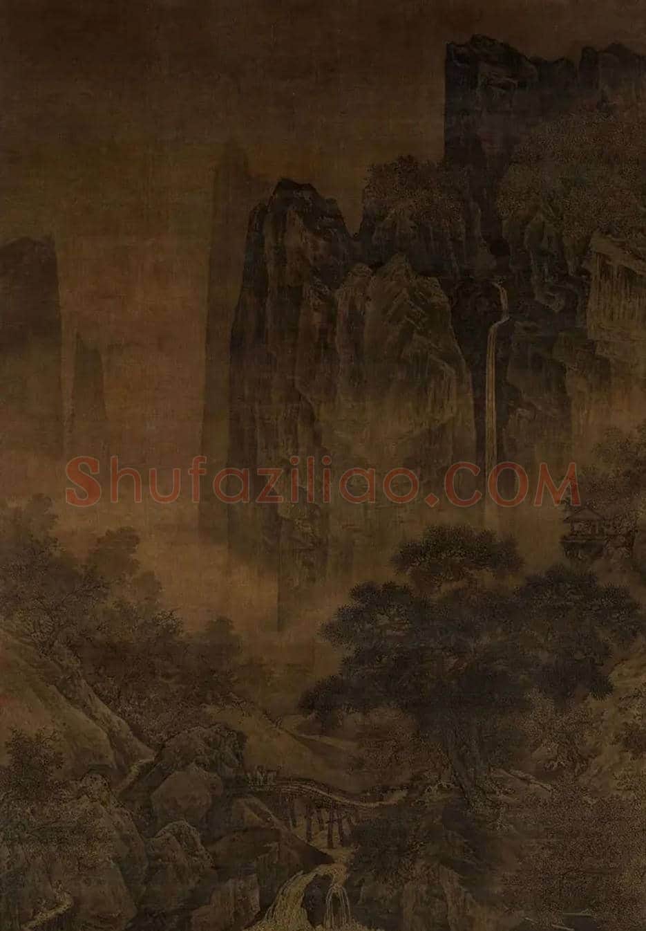 萧照《秋山红树图》欣赏 | 书画常识