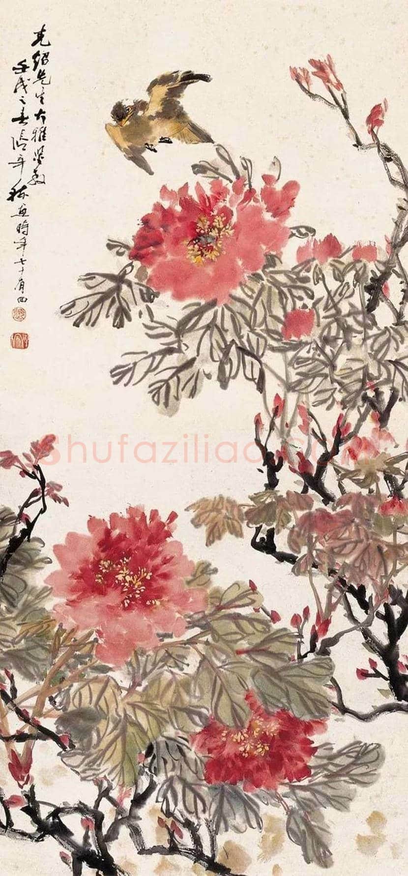 张辛稼花鸟画作品欣赏 | 书画学堂