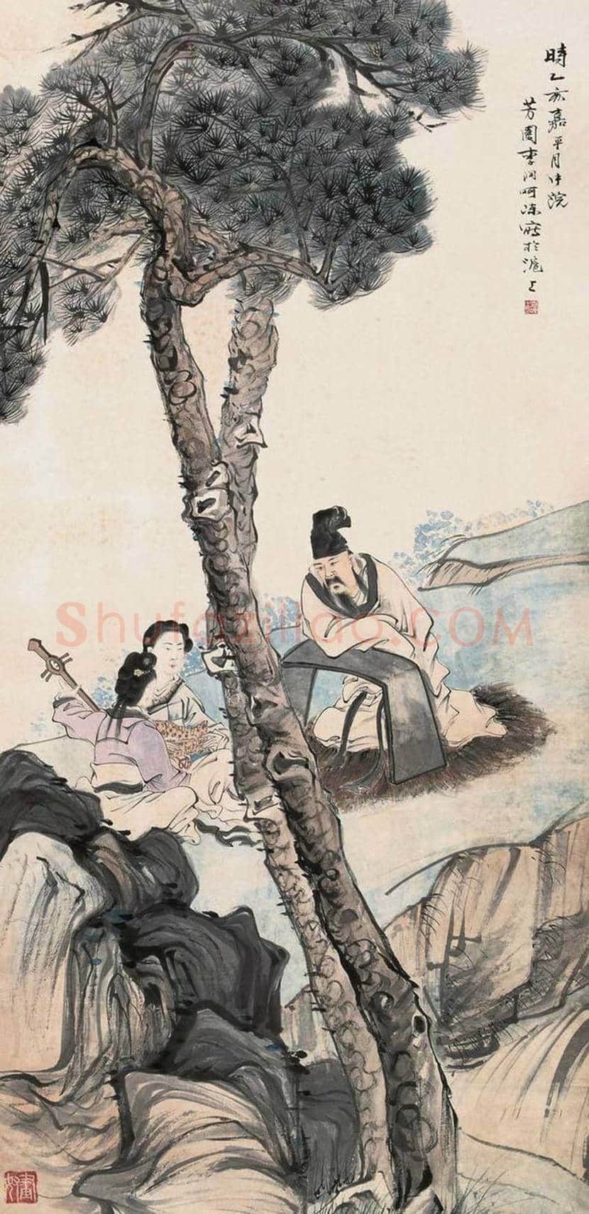 李芳园人物画作品欣赏 | 书画学堂