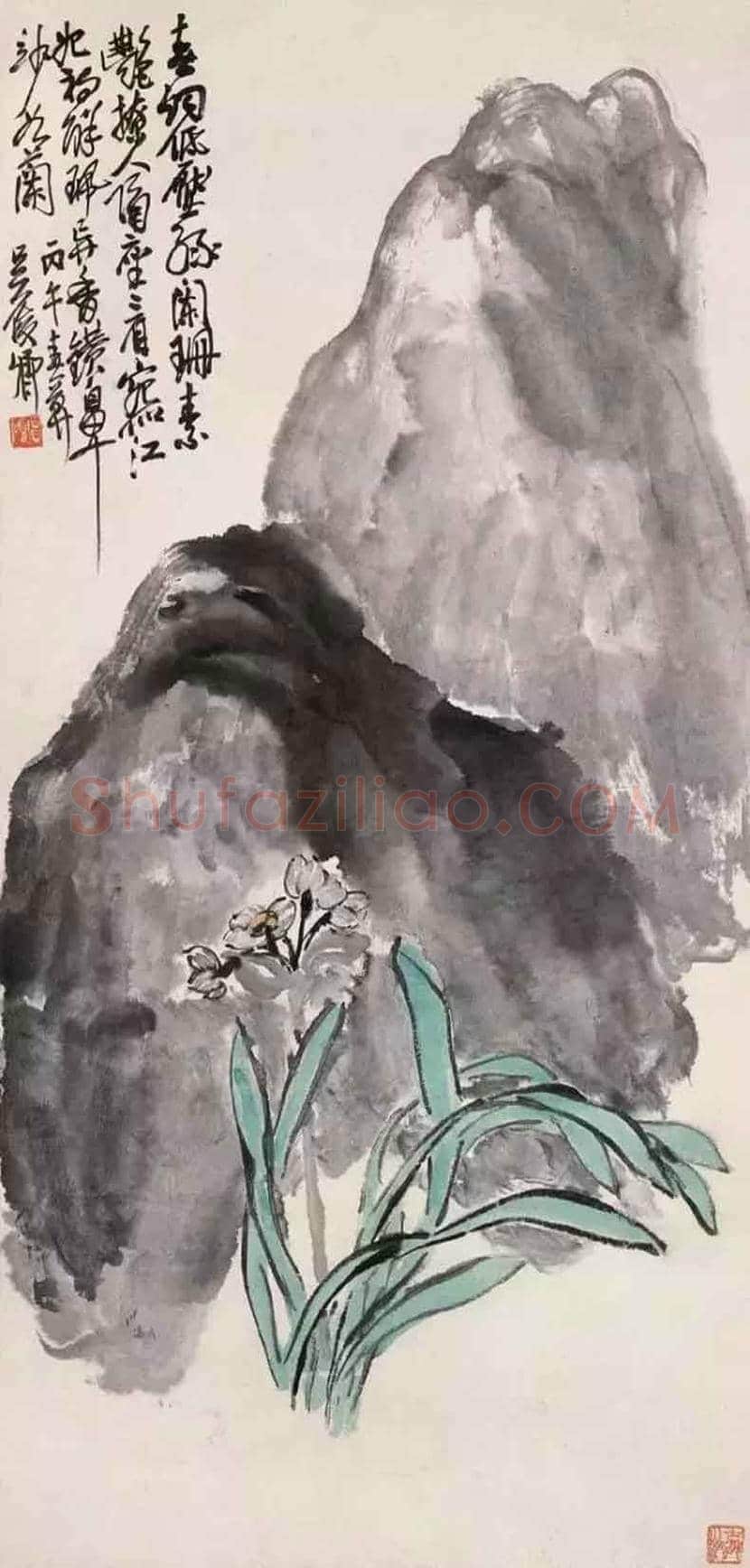 吴昌硕笔下的水仙，淡雅又清香四溢 | 书画科普