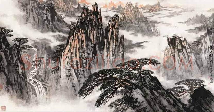 宋文治画笔下的黄山欣赏 | 书画常识
