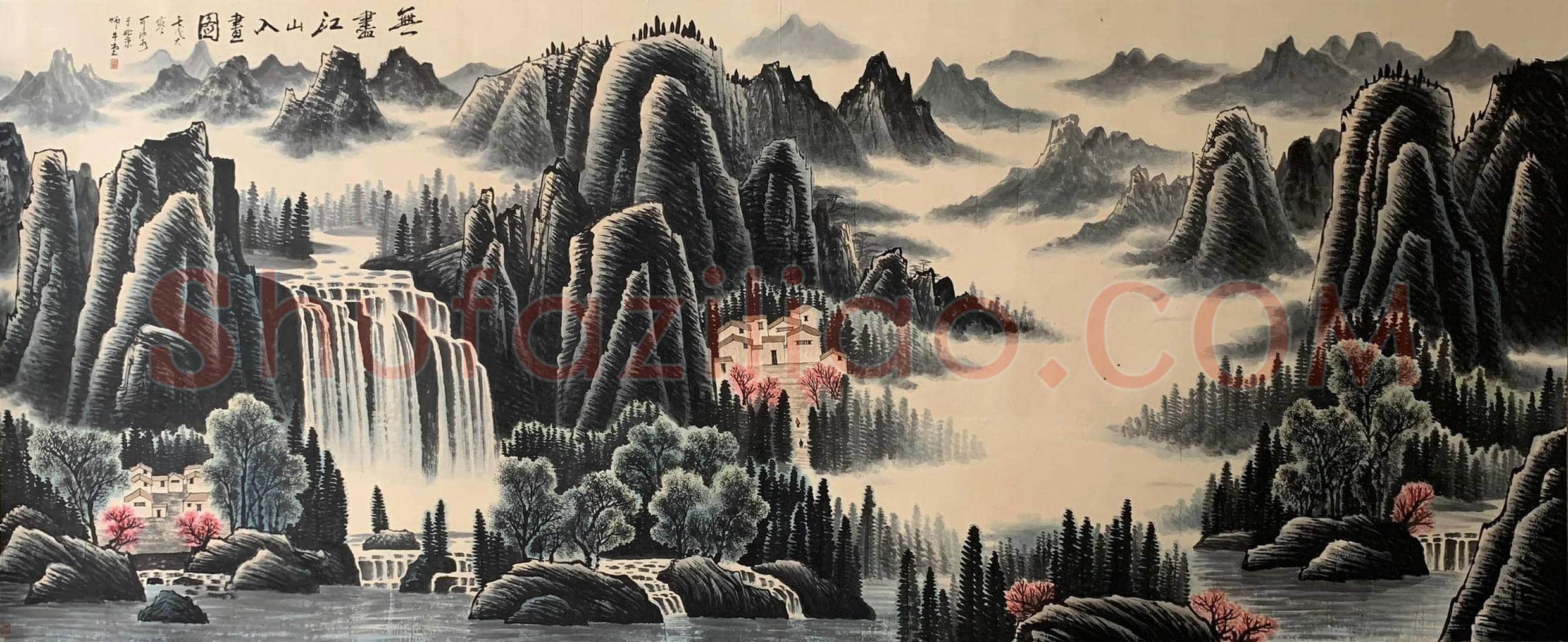 鸿篇钜制——李可染《无尽江山入画图》 | 国画赏析