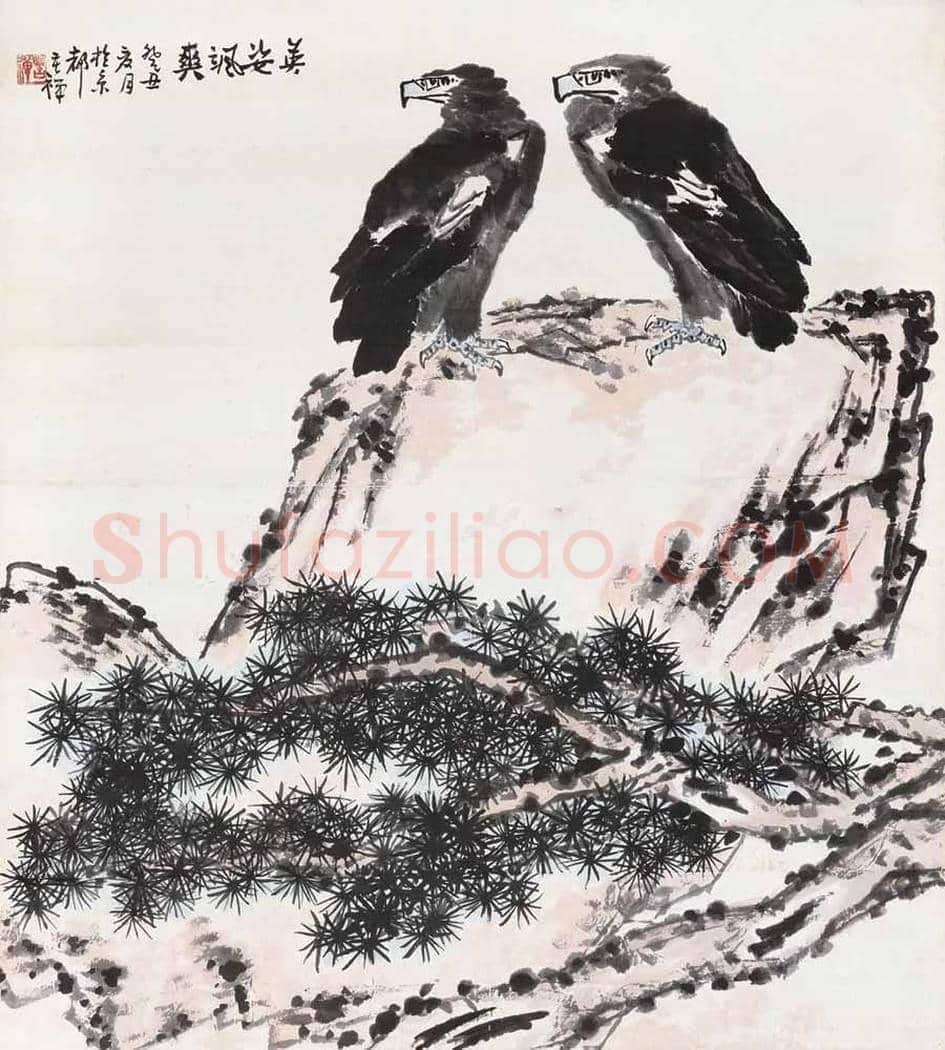 李苦禅笔下最贵的鹰都有哪些! | 书画学堂