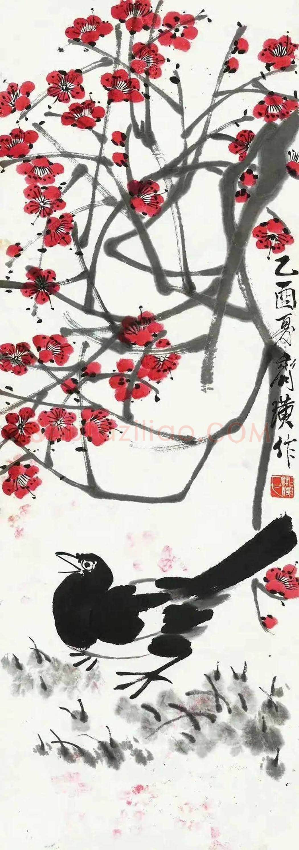 齐白石梅花欣赏 | 书画百科