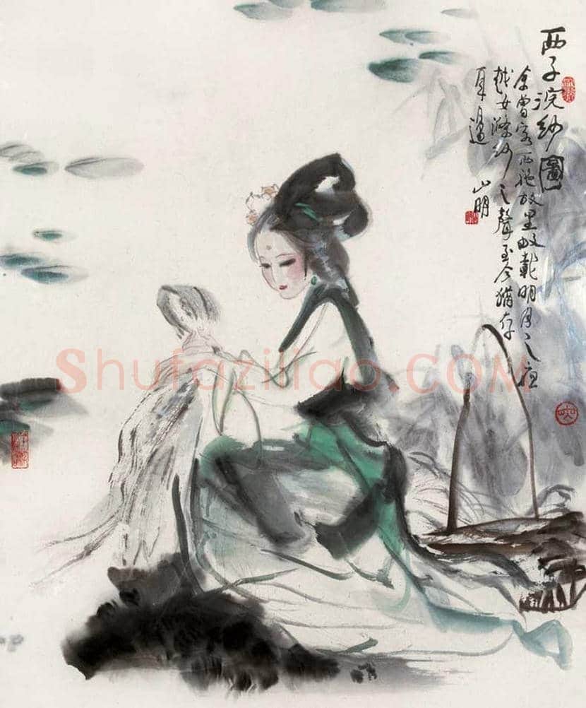 吴山明人物画作品欣赏 | 书画学堂