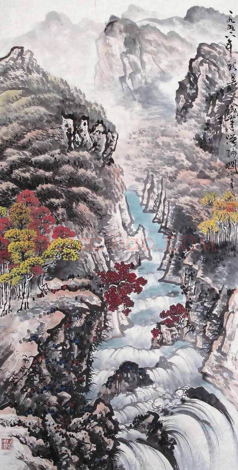 关山月作品拍卖记录丨关山月最贵作品都有哪些 | 书画学堂