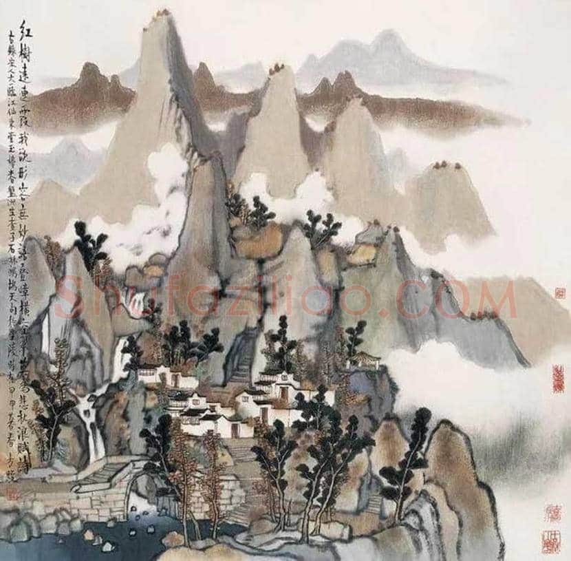方骏山水画作品欣赏 | 书画常识