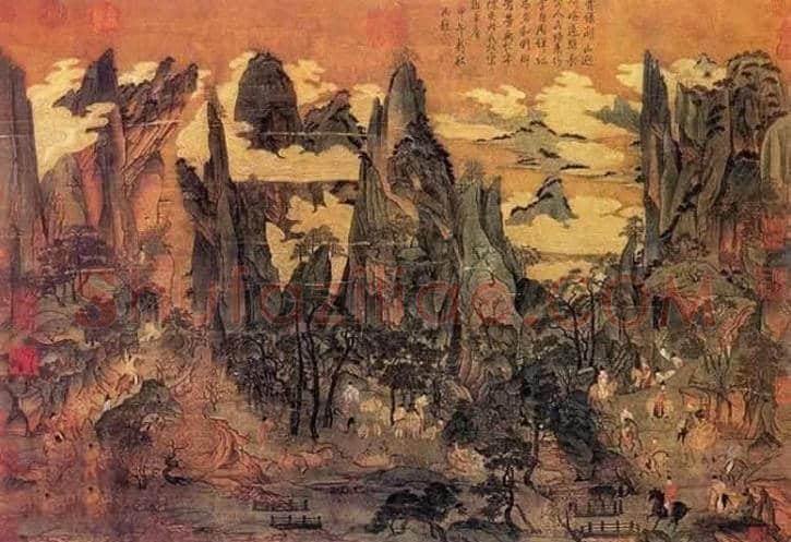 金碧山水代表人物李思训李昭道父子 | 书画学堂