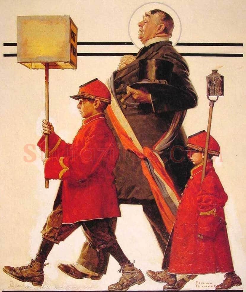 美国插画师|诺曼·洛克威尔作品欣赏 | 书画科普