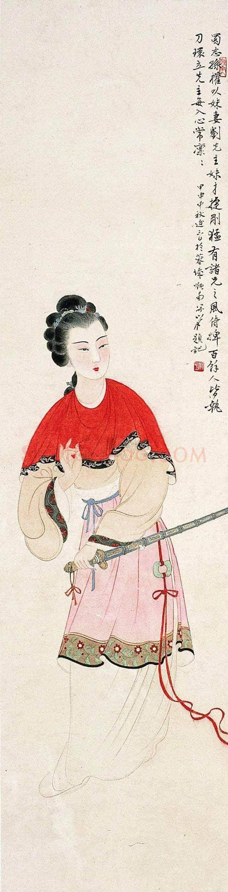 关山月人物画欣赏及拍卖 | 书画文摘