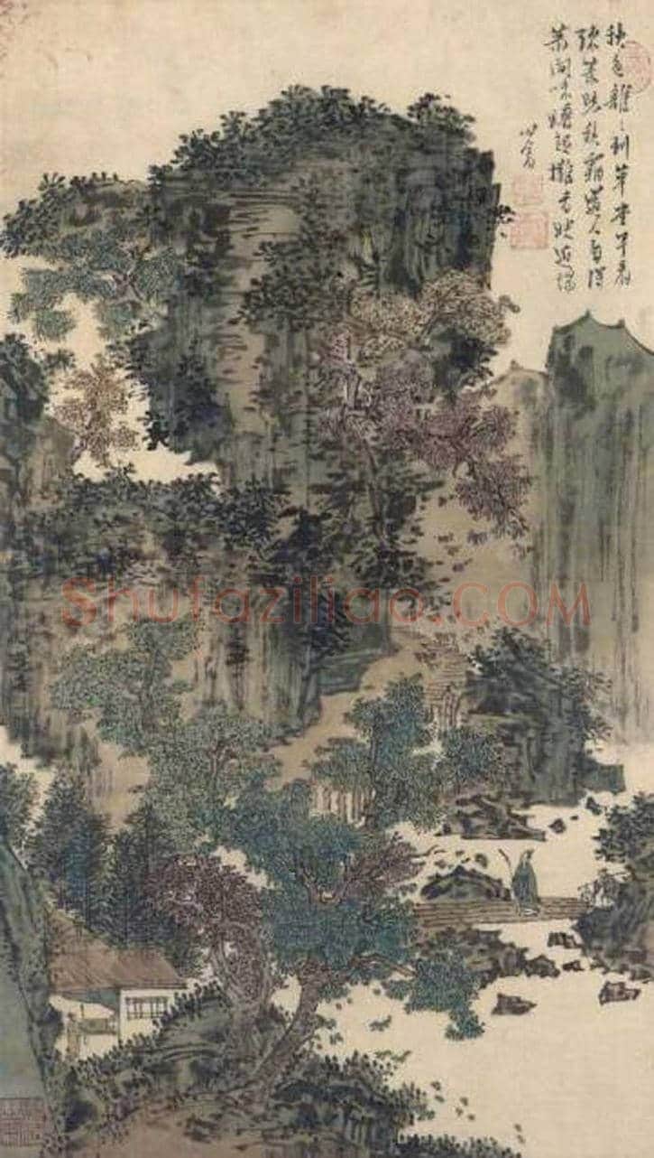 溥儒山水画欣赏 | 书画百科