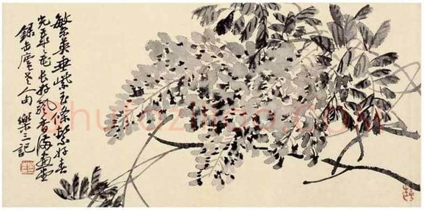 诸乐三国画作品欣赏 | 书画百科