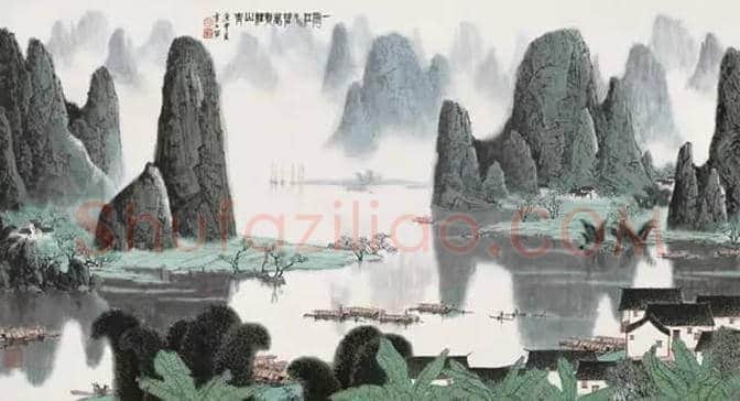 白雪石绘画作品《桂林山水》欣赏(100幅) | 书画文摘