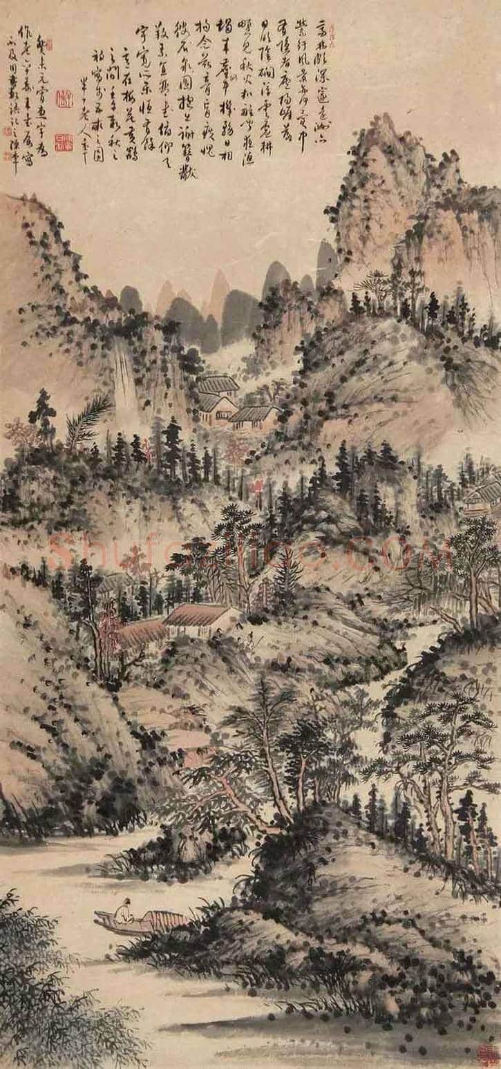 陈半丁山水画欣赏 | 书画知识