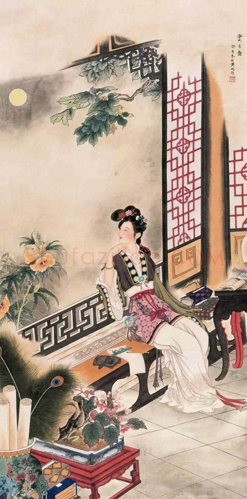 黄均工笔人物画欣赏 | 书画资料
