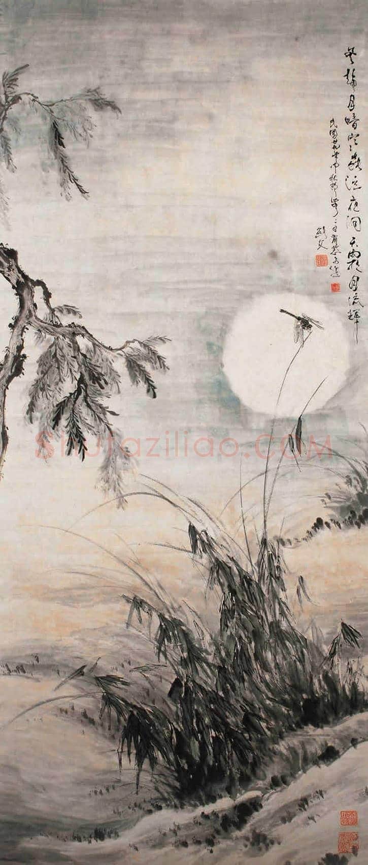 名家笔下的中秋，祝2018中秋节快乐 | 书画讲解