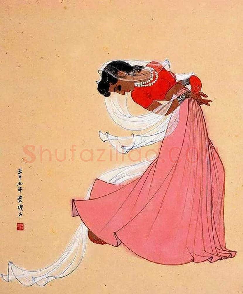 叶浅予舞蹈人物画欣赏 | 书画知识