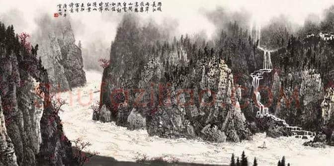 白雪石绘画作品《桂林山水》欣赏(100幅) | 书画文摘