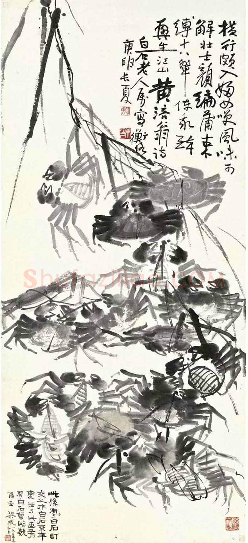 陈师曾作品《兰石栖禽图》,壮年精品佳构 | 国画作品