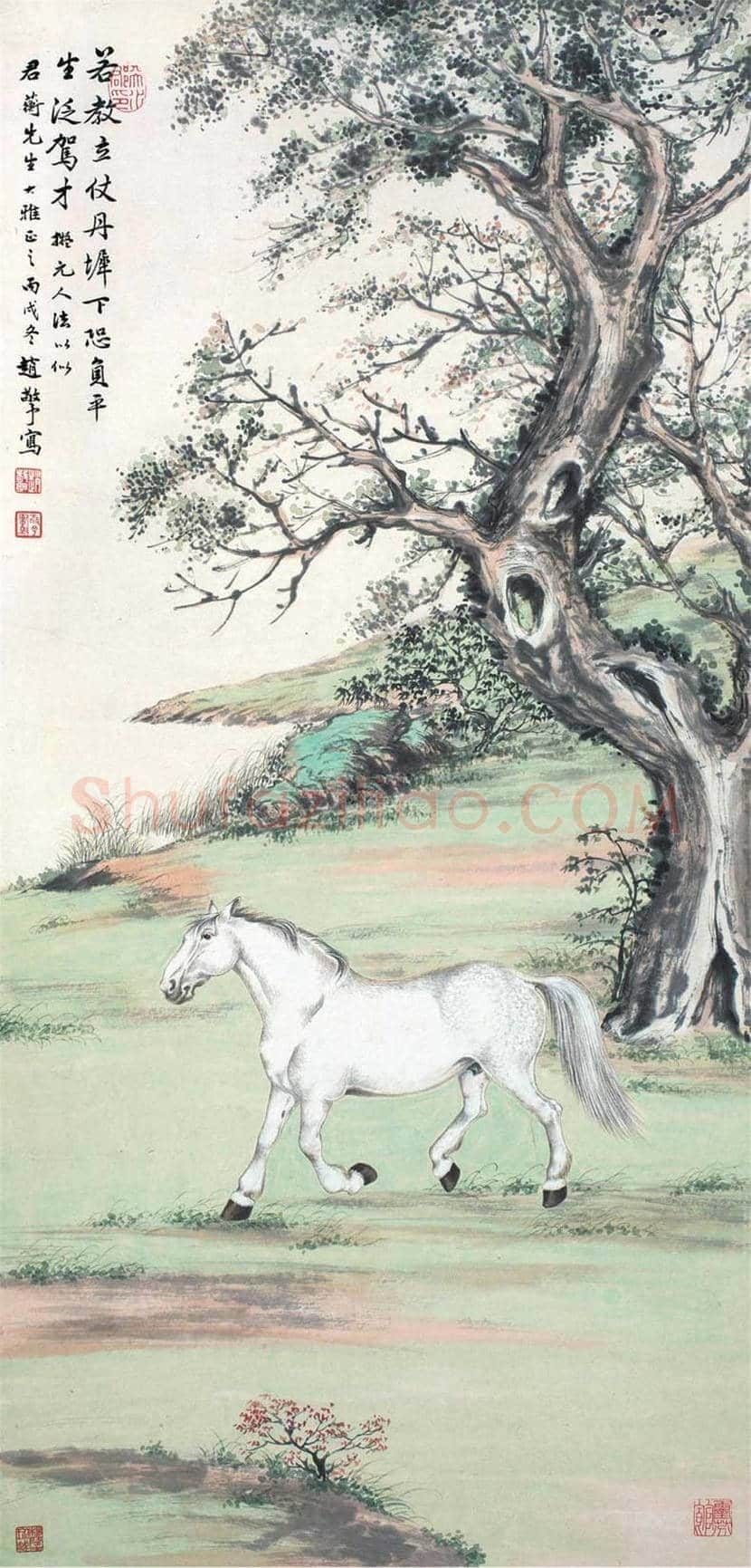 赵敬予作品欣赏，不愧为海派名家！ | 书画科普